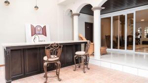 Posezení v ubytování Hotel Boutique Nueva Valladolid