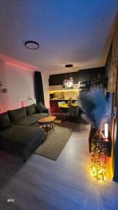 Część wypoczynkowa w obiekcie Superbe appartement dans un quartier neuf et calme