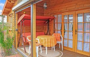 Balkón nebo terasa v ubytování Ferienhaus Waren Müritz