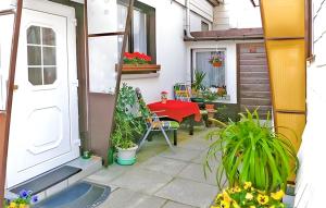 Patio nebo venkovní prostory v ubytování Ferienhaus Tambach-Dietharz