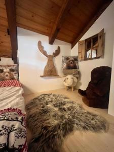 Voodi või voodid majutusasutuse Chalet Bergdoktor toas