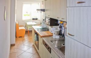 Dapur atau dapur kecil di Ferienwohnung Klink