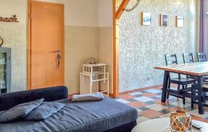 พื้นที่นั่งเล่นของ Ferienhaus Zinnowitz Seebad