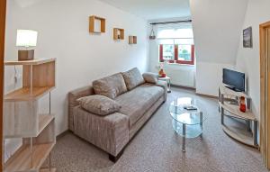 Μια τηλεόραση ή/και κέντρο ψυχαγωγίας στο Ferienwohnung Altenkirchen