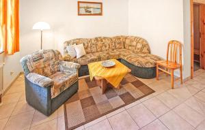 Posezení v ubytování Ferienwohnung Mönchgut