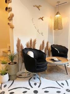 Posezení v ubytování Montroig 5 hotel boutique