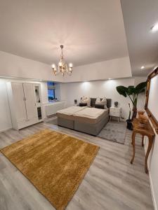Televisyen dan/atau pusat hiburan di Schloss Södderich Apartment 5 +3 gambar