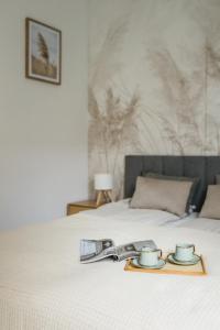 Posteľ alebo postele v izbe v ubytovaní Garden Apartment Old Town