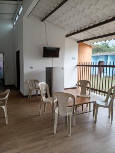 Balkón nebo terasa v ubytování Tacuara Hotel