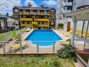 Swimmingpoolen hos eller tæt på Puerto del Sol