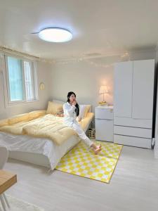 Postel nebo postele na pokoji v ubytování Rapym Coliving House