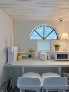 Kuchyň nebo kuchyňský kout v ubytování Rapym Coliving House