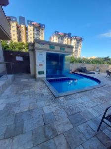 Πισίνα στο ή κοντά στο Apartamento Mont Blanc com piscinas quentes