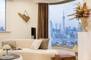 Χώρος καθιστικού στο Tonight Homestay West Nanjing Road Shanghai