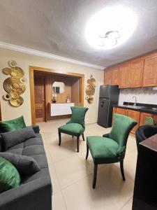 Kuchyň nebo kuchyňský kout v ubytování Apartamento Lujoso En San Pedro de Macoris