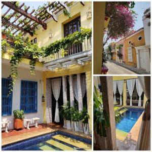 Bazén v ubytování Divine 4BR House with pool in Cartagena nebo v jeho okolí