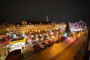 Výhľad na mesto Vroclav alebo výhľad na mesto priamo z apartmánu