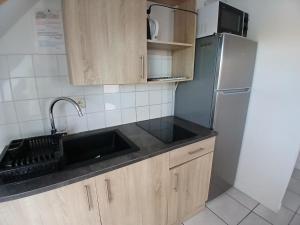 Kuchyň nebo kuchyňský kout v ubytování Résidences De Champles