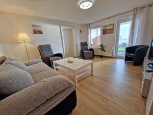 Istumisnurk majutusasutuses Ferienwohnung Ostseeheim - 1 Reihe mit Meerblick