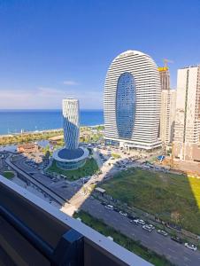 Nespecifikovaný výhled na destinaci Batumi nebo výhled na město při pohledu z hotelu