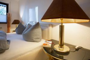 Ein Bett oder Betten in einem Zimmer der Unterkunft Bismarckstraße 27