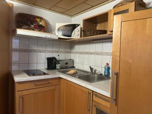 Kuchyň nebo kuchyňský kout v ubytování Ferienhaus Elsterblick + 5 fotografií