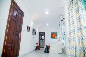 Koupelna v ubytování Twins Center