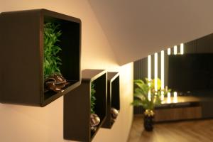 TV a/nebo společenská místnost v ubytování Fenix Apartments