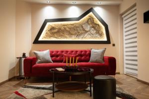 Posezení v ubytování Fenix Apartments