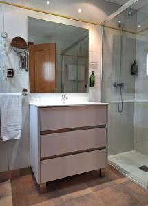 Koupelna v ubytování Aparthotel El Serch