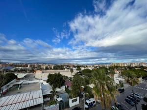 an overhead view of a city with a parking lot at AGH Canet in Canet de Berenguer
