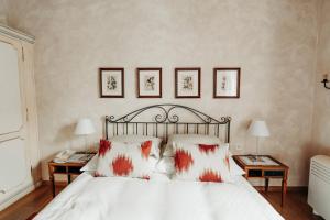 Voodi või voodid majutusasutuse Romantik Hotel Castello Seeschloss toas