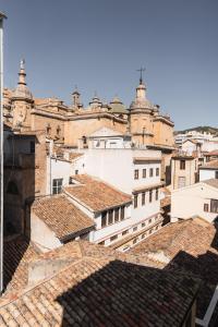 vistas a los tejados de los edificios de una ciudad en tuGuest Bib Rambla Aparments, en Granada