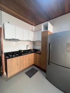 Køkken eller tekøkken på Apartamento Sapucaia 42125