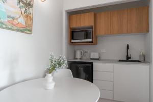Kuchyň nebo kuchyňský kout v ubytování Yasar farm stay Marshall view