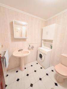 Koupelna v ubytování Apartamento Playa Panadeira Sanxenxo + 5 fotografií