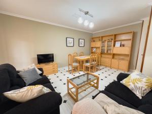 Posezení v ubytování Apartamento Playa Panadeira Sanxenxo