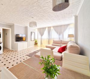 Televízia a/alebo spoločenská miestnosť v ubytovaní Fantástico apartamento junto a la estación