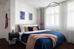 Postel nebo postele na pokoji v ubytování Zelný Trh Boutique Apartments #11 by Goodnite cz