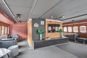 Posezení v ubytování Rygerfjord Hotel & Hostel