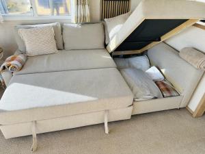 Istumisnurk majutusasutuses Seaview Holiday Let - Vale Holiday Park at Cardiff Airport
