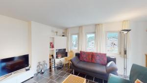 TV a/nebo společenská místnost v ubytování Apartment Chalchera