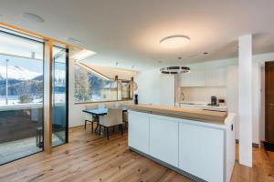 Kuchyň nebo kuchyňský kout v ubytování Apartment Mira Lej