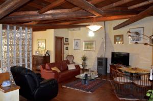 Et opholdsområde på Villa Ninfea