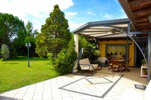 En have udenfor Villa Ninfea