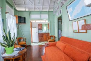 Posezení v ubytování Cholson Chalets