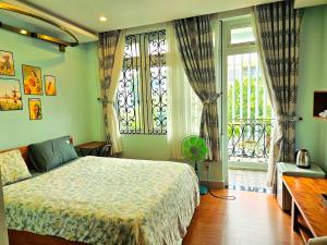 Katil atau katil-katil dalam bilik di Sam's House