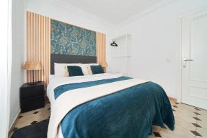 Posteľ alebo postele v izbe v ubytovaní Fantástico apartamento junto a la estación