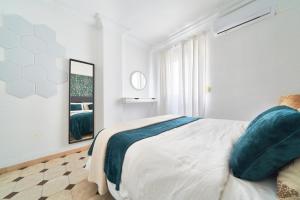 Posteľ alebo postele v izbe v ubytovaní Fantástico apartamento junto a la estación