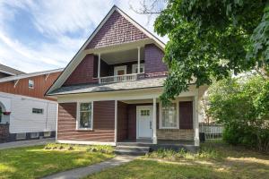 Bygningen som feriehuset ligger i